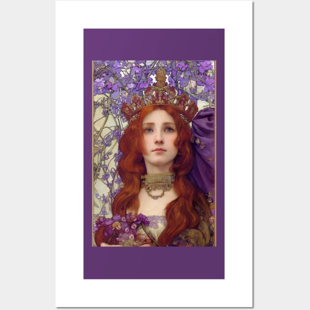 High Priestess - Mary Magdalene Wall Art by PurplePeacock